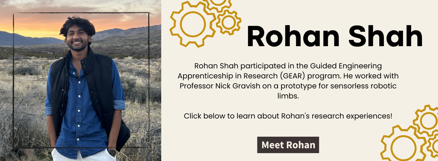 Rohan shah profile informational banner